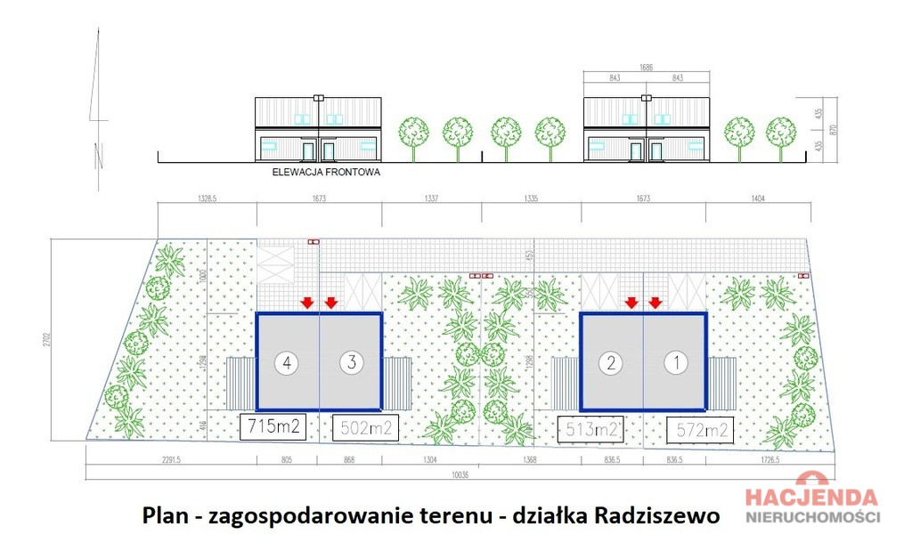 Działka Sprzedaż Radziszewo Liliowa 2