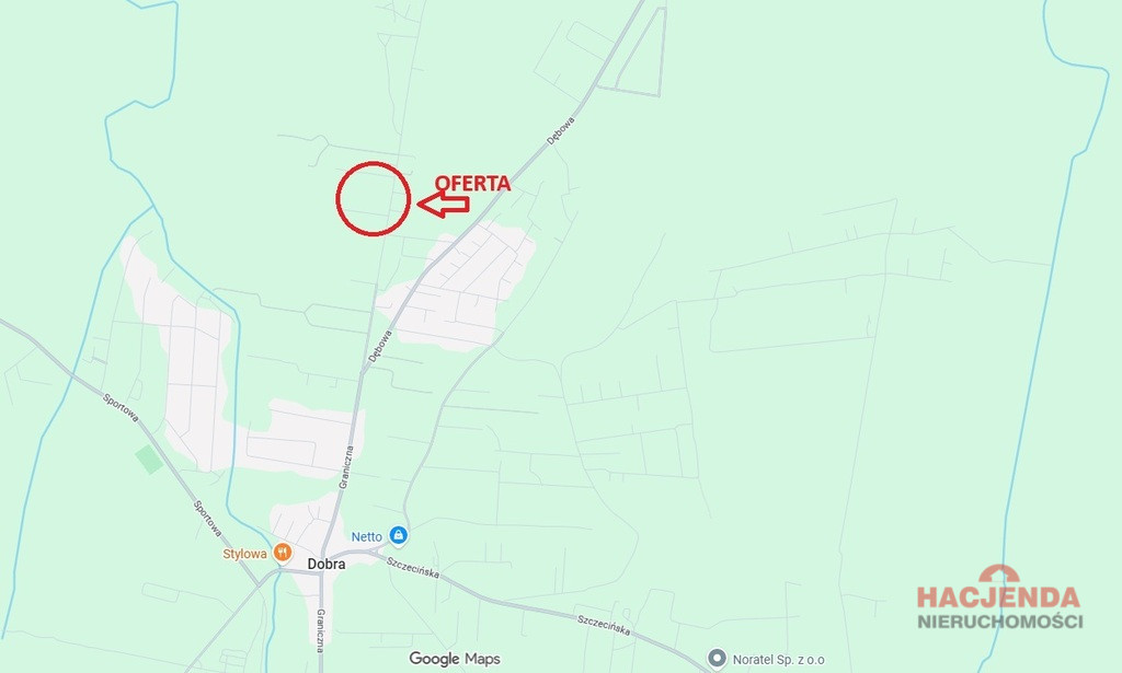 Działka Sprzedaż Dobra Graniczna 8