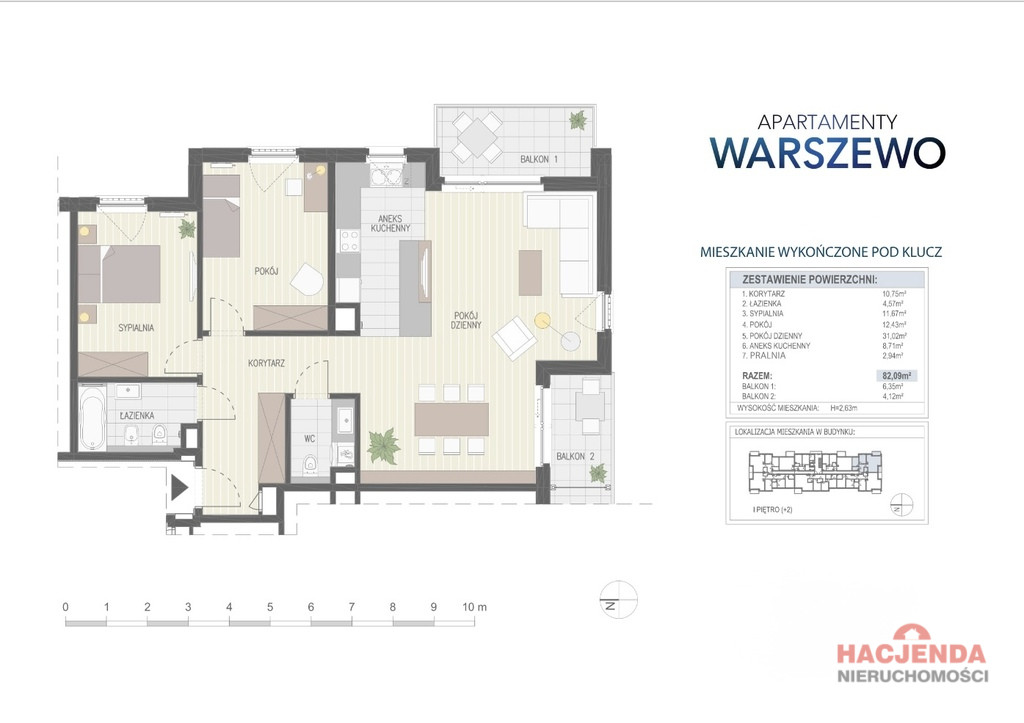 Mieszkanie Sprzedaż Szczecin Warszewo Kalinowa 2