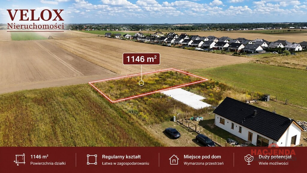 Działka Sprzedaż Grzędzice Konwaliowa 1