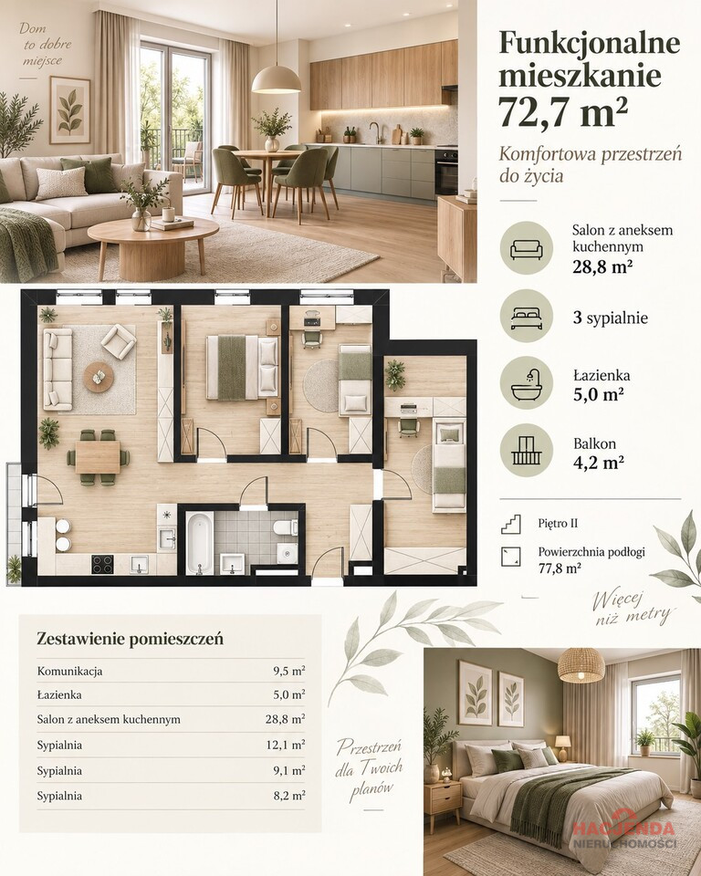 Mieszkanie Sprzedaż Szczecin Podjuchy 3