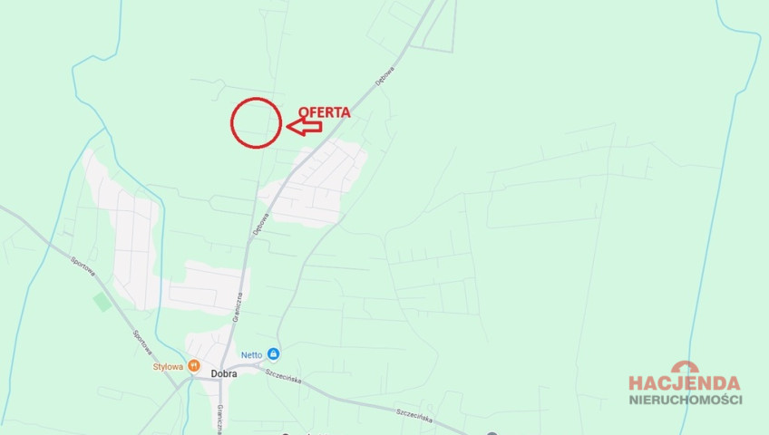 Działka Sprzedaż Dobra Graniczna