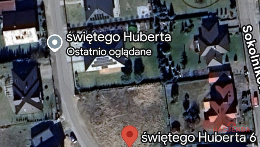Działka Sprzedaż Szczecin Wielgowo św. Huberta
