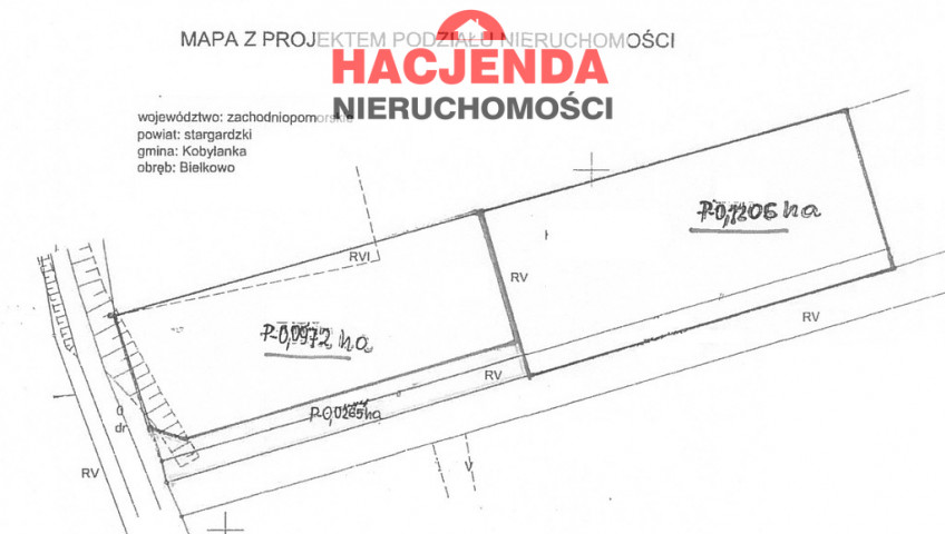 Działka Sprzedaż Bielkowo